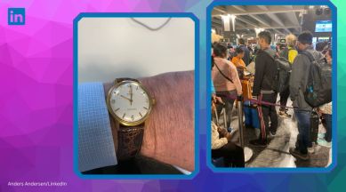 denmark man loses watch at bengaluru airport, airport staff returns lost watch, bengaluru airport, indian express