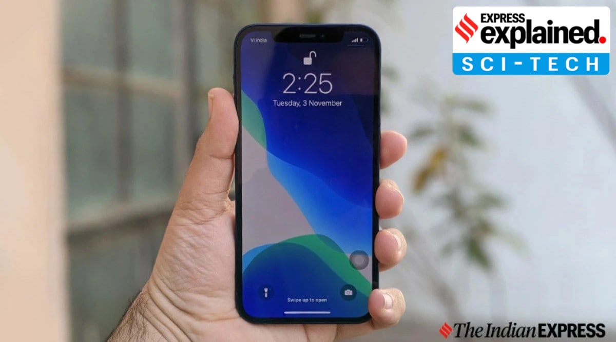 Users of 5G-enabled iPhones who download the iOS 16 Beta software update will be able to use the service on Airtel and Jio’s network. (Express photo)