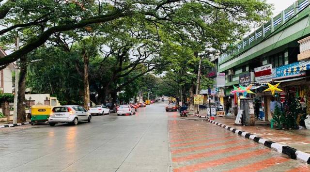 Bengaluru Traffic Police issued a traffic advisory regarding the diversion of vehicles from Old Madras Road to Indiranagar in East Bengaluru. (Express file photo)