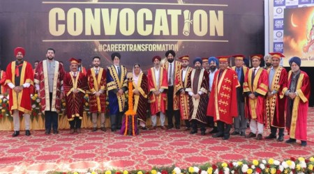 Punjab assembly Speaker Kultar Singh Sandhwan was the chief guest at the convocation. (Twitter/@CT_University)