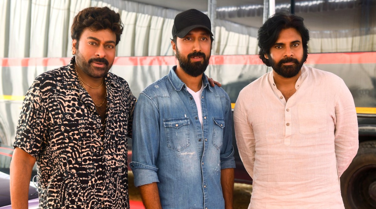 Pawan Kalyan vibes to Chiranjeevi's song Boss Party from Waltair ...
