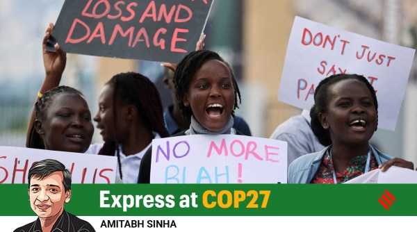 COP27 ، قمة COP27 ، مؤتمر تغير المناخ ، محادثات المناخ ، تغير المناخ ، المحادثات المناخية المسدودة ، محادثات المناخ Cop27 ، Indian Express ، أخبار الهند ، الشؤون الجارية
