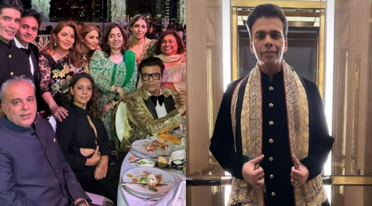 Gauri Khan imprezuje z Karanem Joharem i Shwetą Bachchan w Monako na weselu.  patrz na obrazki