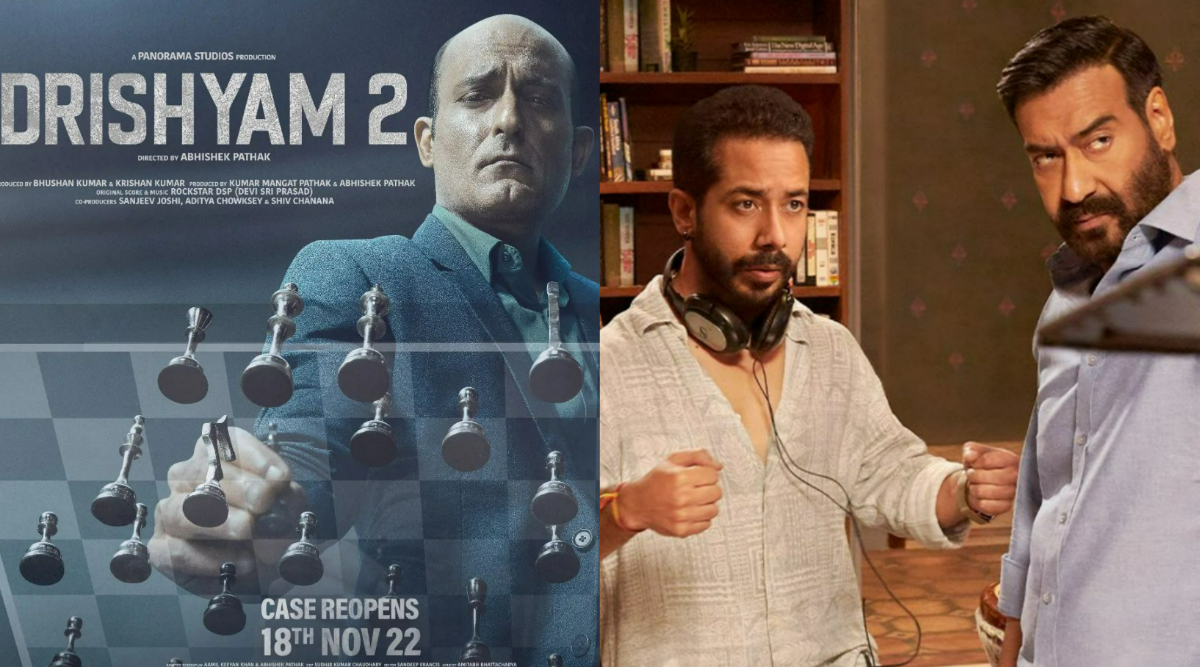 Akshaye Khanna features as a cop in Drishyam 2. (Photo: Abhishek Pathak/Instagram)