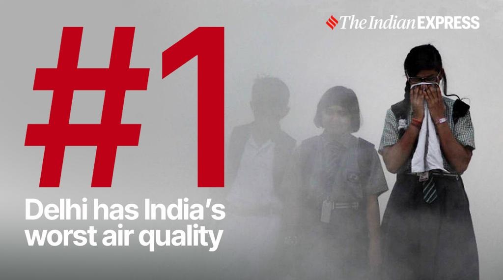 Delhi Is 1 — In Nations Worst Air Quality Delhi News The Indian Express 5233