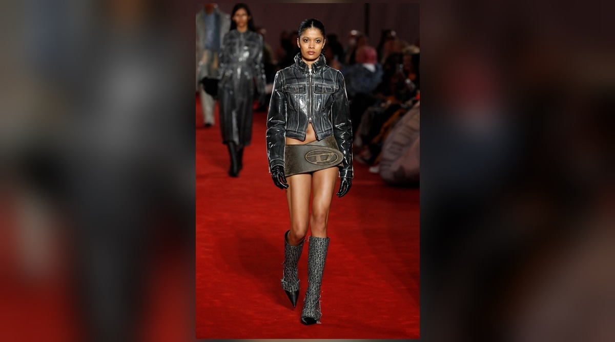 fashion, fashion design, collection, netizens confusion, reaction, Diesel latest design, Diesel skirt, Diesel skirt belt, Twitter reactions, indian express news