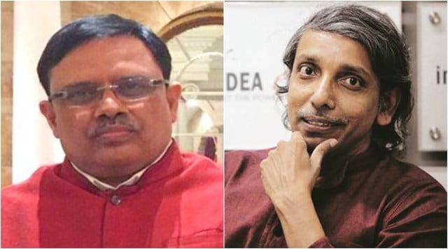 T G Sitharam (left) takes over from Jagadesh Kumar.