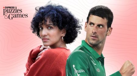 news quiz banner showing anoushka shankar at grammys and novak djokovic