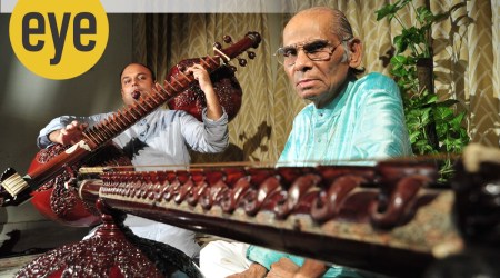 Ustad Asad Ali Khan, Ustad Asad Ali Khan’s rudra veena, sale of Ustad Asad Ali Khan rudra veena, Ali Zaki Hader, Renuka George documentary 'Ustad Asad Ali Khan – A Portrait', eye 2022, sunday eye, indian express news