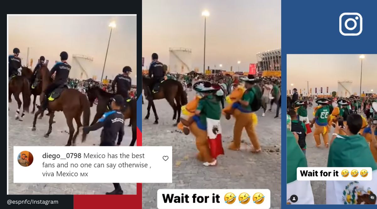 Copa Mundial de la FIFA: Video de hinchas mexicanos ‘montando a caballo’ en Qatar te hará reír a carcajadas.  Para ver