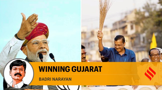 Prime Minister Narendra Modi and AAP chief Arvind Kejriwal have been campaigning relentlessly across Gujarat. (Express File Photos)