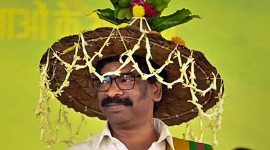 Jharkhand Chief Minister Hemant Soren during 'Sarkar Aapke Dwar' programme, in East Singhbhum district, Monday, Nov. 7, 2022. (PTI Photo)