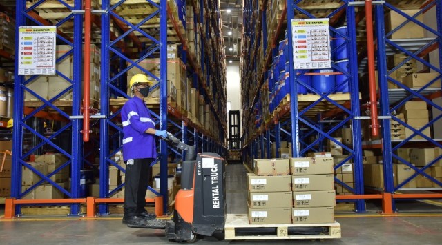 The facility handles a distribution of almost 2,00,000 stock-keeping units across India for multiple sectors (Express)