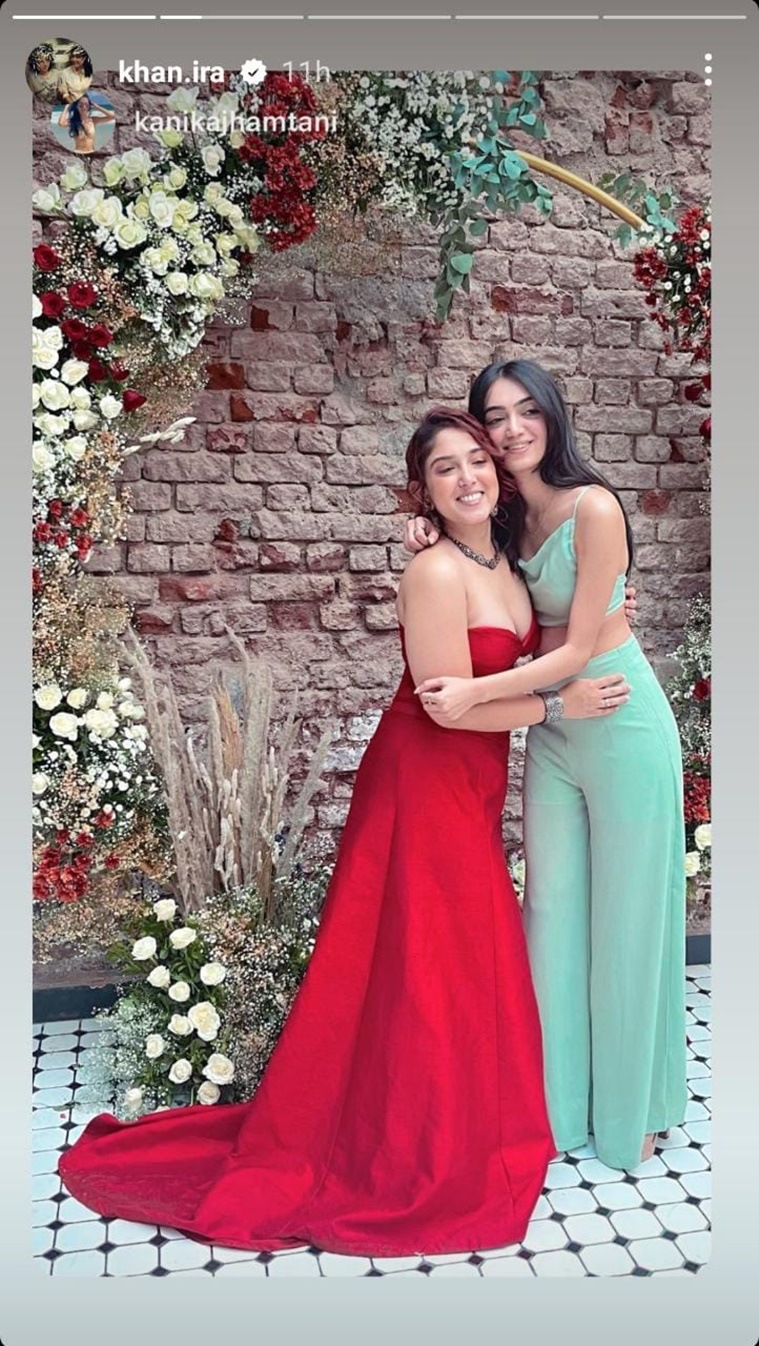 Ira Khan news, Ira Khan and Aamir Khan, Ira Khan engaged, Ira Khan-Nupur Shikhare engagement, celeb fashion, indian express news