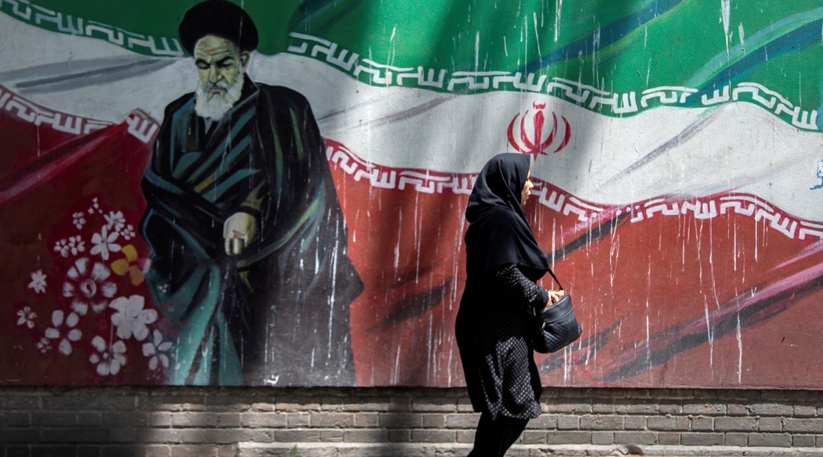 Iran protests Social media videos show flames at home of late leader