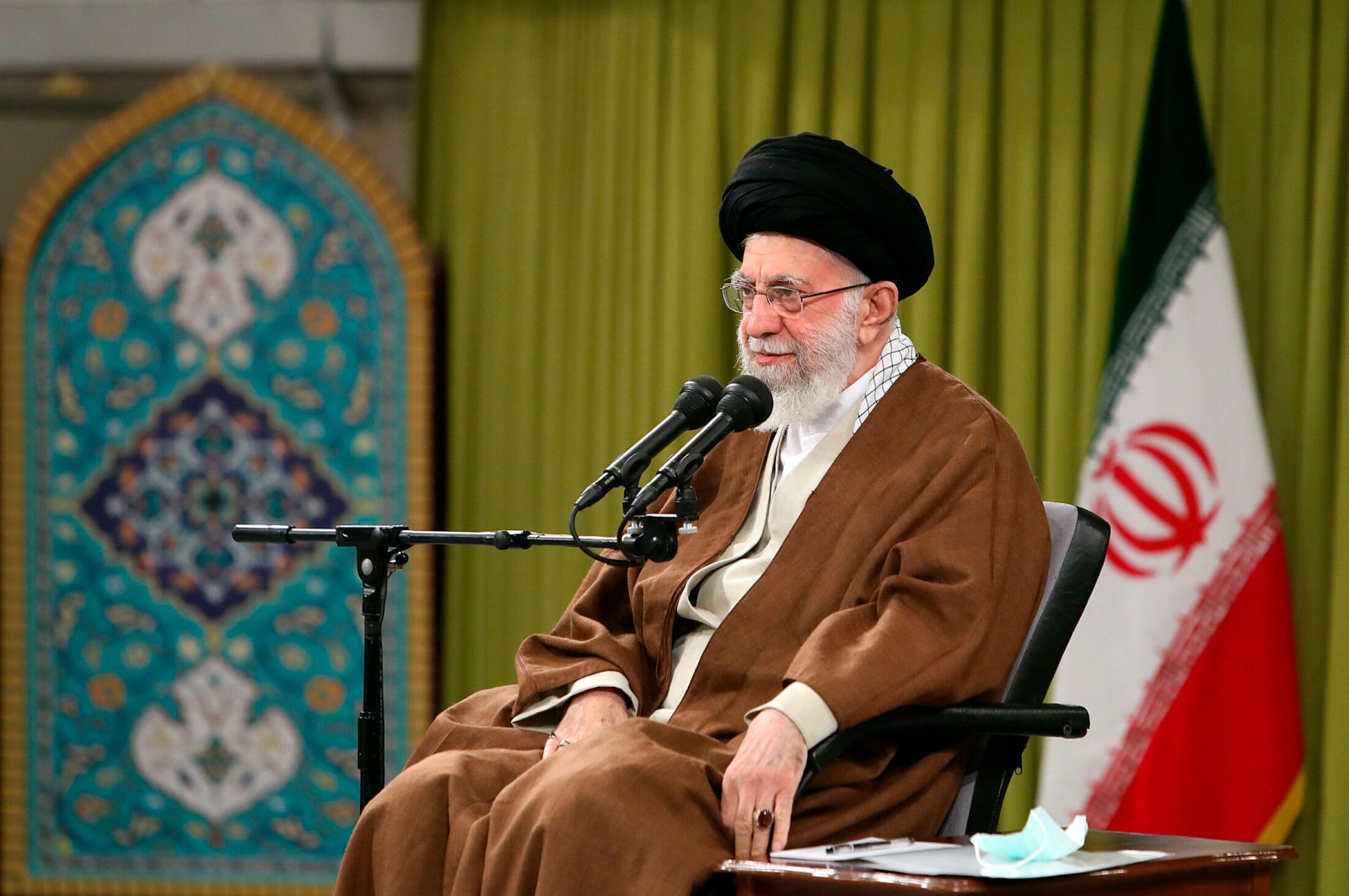 The niece of Iran's supreme leader is calling for people to pressure their governments to cut ties with Tehran (AP)