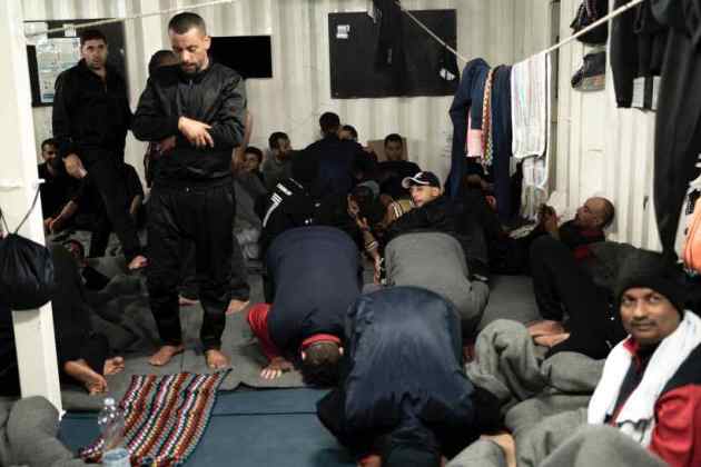 Interior Minister Matteo Piantedosi told reporters Italy would allow a German migrant rescue ship to arrive in Sicily to land minors and those with medical emergencies, but he said the ship must then return to international waters with the rest of the migrants.