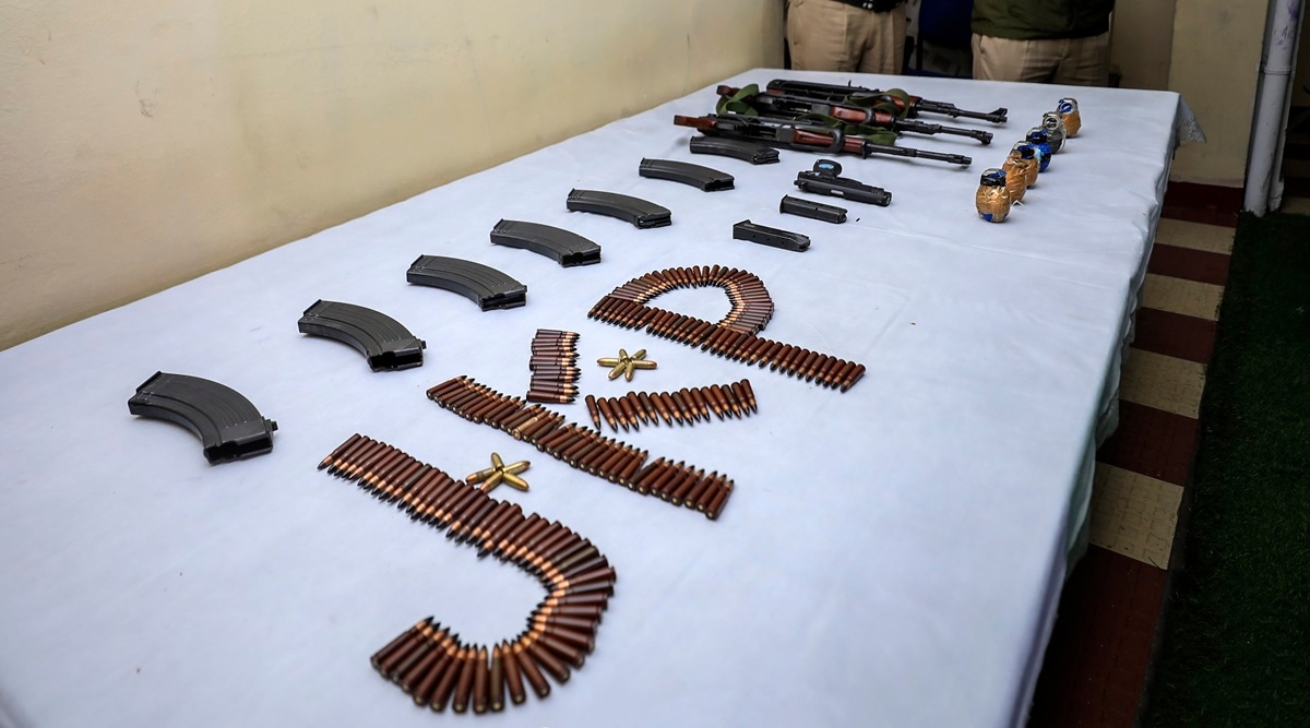 JaisheMohammad associate, two others held with cache of arms in Jammu