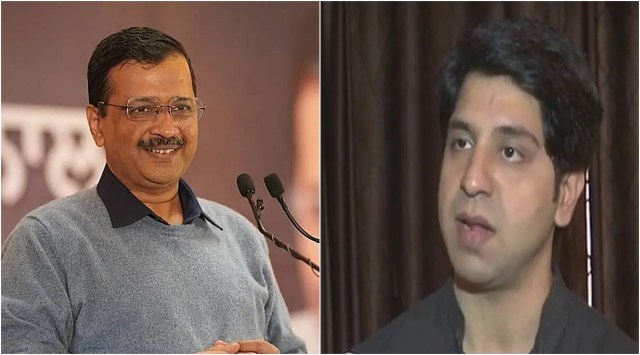 BJP national spokesperson Shehzad Poonawala (right) targeted CM Arvind Kejriwal on the issue of alleged scams. (File)
