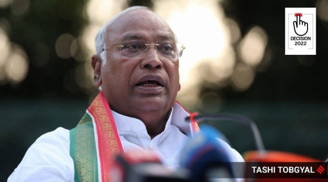 Taking a strong exception to Kharge's remarks, Gujarat CM Bhupendra Patel tweeted, "Bereft of any development agenda and support from the people, Congress is out to abuse Gujarat and Gujaratis. (Express File)