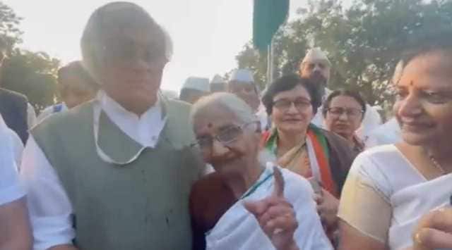 Woman who had participated in Quit India movement joins Bharat Jodo ...