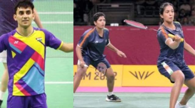From L-R ( Lakshya Sen, Tressa jolly , Gayatri Gopichand) . (FILE) 