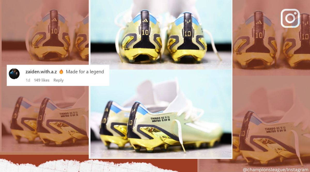FIFA World Cup: Lionel Messi wears boots carrying names of his children. See pic | Trending News - The Indian Express FIFA World Cup: Lionel Messi wears boots carrying names of his children. See pic | Trending News - The Indian Express