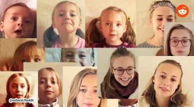 Frans Hofmeester, man photographs daughter for 20 years, father-daughter, amazing transformation, aging, viral, trending, Indian Express