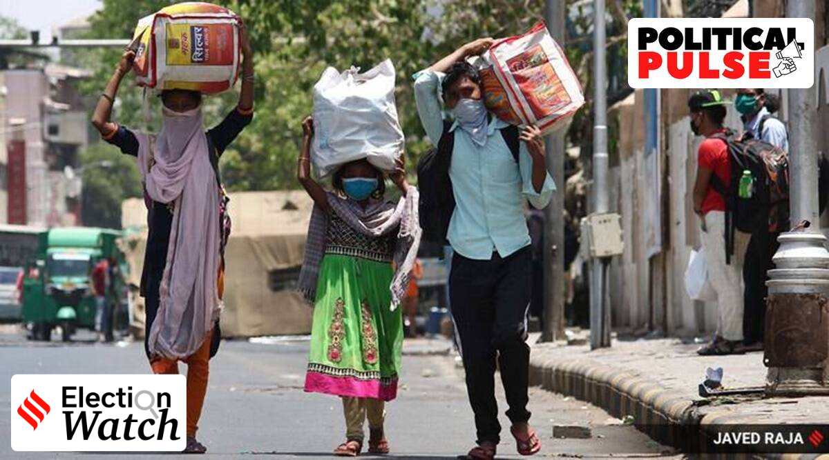 Fulwadi in Surat remains a haphazard industrial estate along the banks of the Tapi; only a few are registered as voters. (Express Photo/Representational image)
