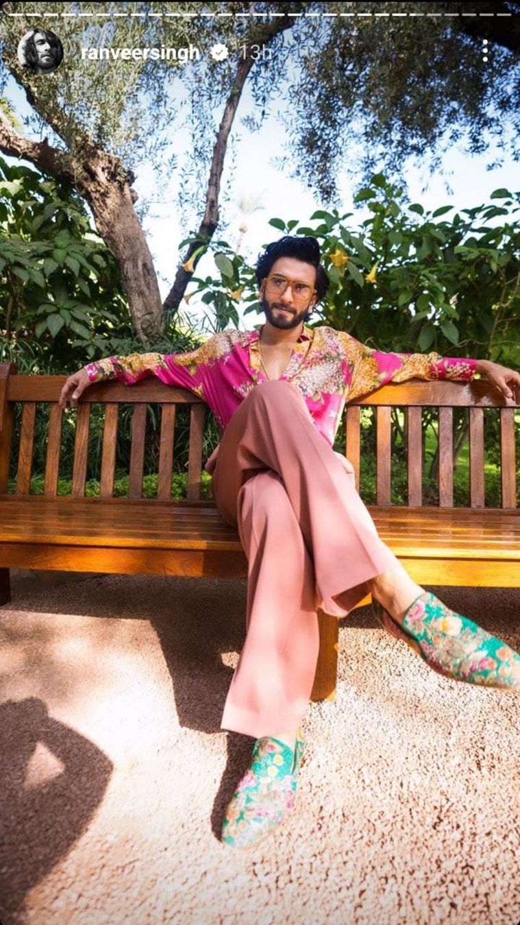 Ranveer Singh, noticias de Ranveer Singh, moda de Ranveer Singh, looks de moda de Ranveer Singh, Festival Internacional de Cine de Ranveer Singh Marrakech, moda de celebridades, noticias expresas indias