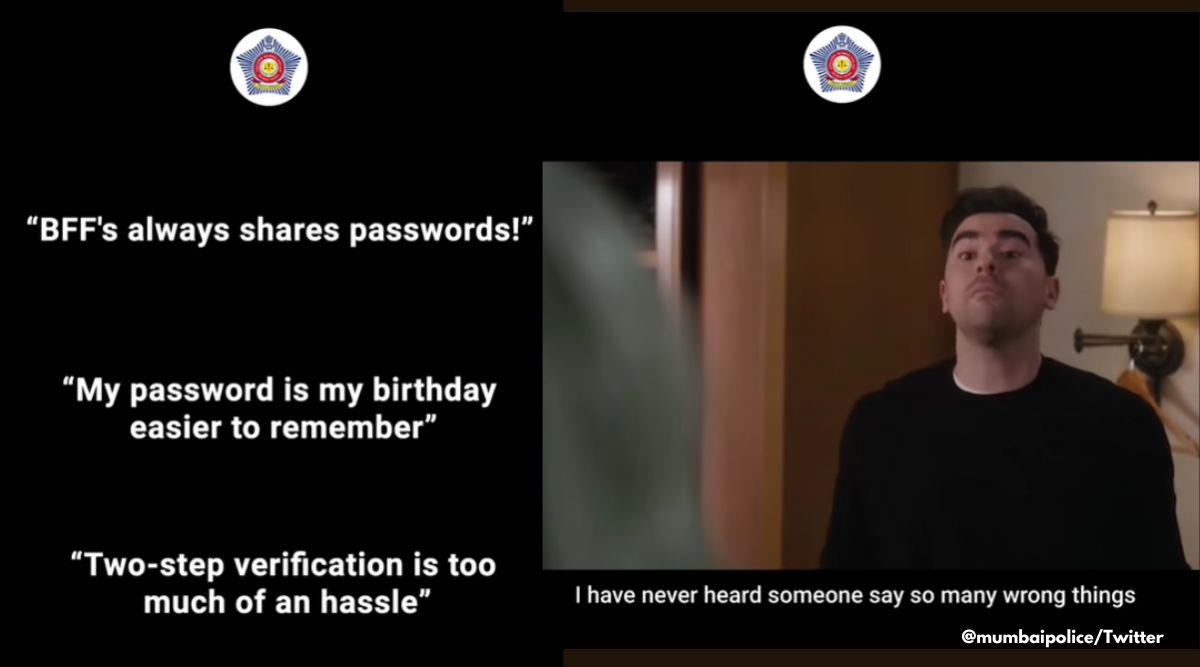 Protect your passwords, Mumbai Police tells public using David Rose