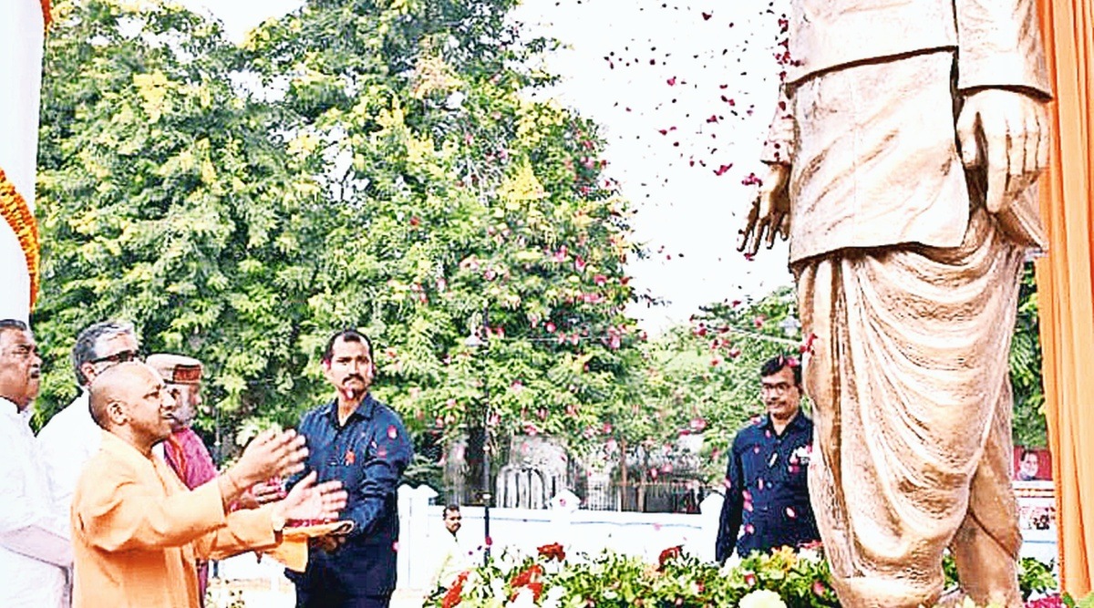 Chandra Shekhar, CM Yogi Adityanath, Lucknow news, Uttar Pradesh, Indian Express, current affairs