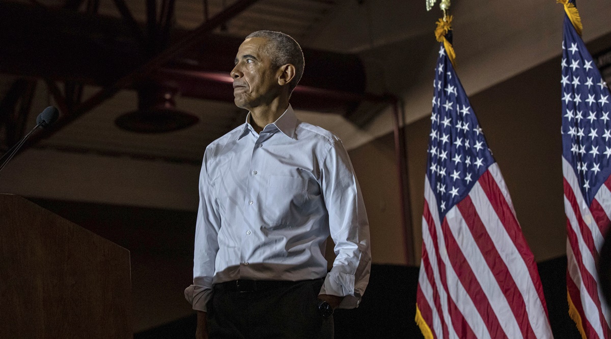 Former President Barack Obama speaks at a Democratic rally in Phoenix, Wednesday, Nov. 2, 2022. (AP Photo)