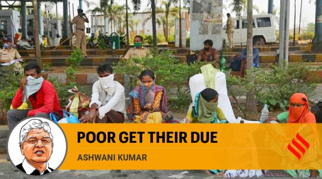 The defining logic of the majority view, also accepted in principle by the minority, is that the debasing impact of poverty on human dignity is caste neutral. (Express Photo: Prashant Nadkar, File)