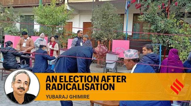 People arrive to cast their votes for the Nepal Parliamentary and Provincial Assembly elections, in Kathmandu, November 20, 2022. (PTI)