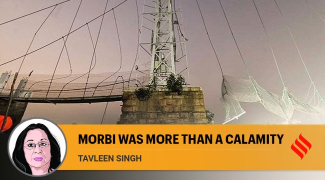 When the Prime Minister arrived, he was given a sanitised tour so that he could remain oblivious of the flaws in his vaunted Gujarat model. (Express Photo)