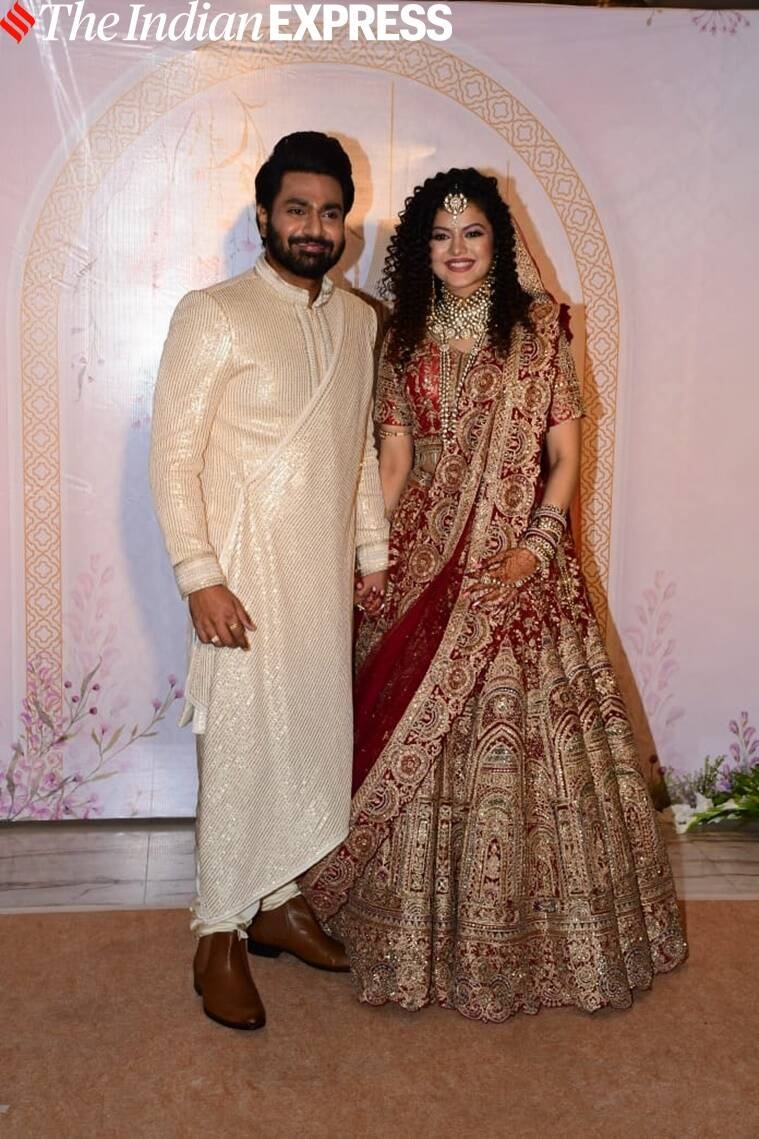 Singer Palak Muchhal stuns in embellished red lehenga set for wedding with  Mithoon Sharma | Fashion News - The Indian Express