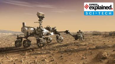 An illustration of Perseverance, the most advanced, most expensive and most sophisticated mobile laboratory sent to Mars.