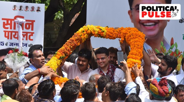 With just a year to go for Assembly elections in the state, Pilot’s supporters feel that there shouldn’t be any more delay in appointing him as the CM, and that this should have happened on September 25 itself. (Express Photo by Rohit Jain Paras/File)