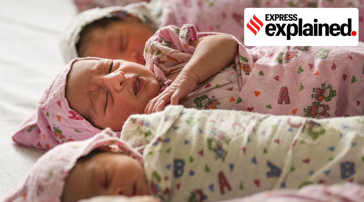 China population, China population shrinks, China India population, China demographics, China population decline explained, Indian Express