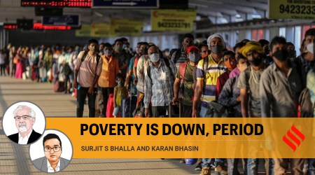 There is no debate: there has been a persistent decline in poverty in India
