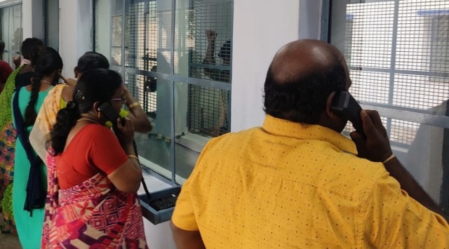 In Madurai, it is available both in the central prison as well as in the women’s block. The space which has the intercom facility is also equipped with CCTV cameras as per the norm. (Express photo)