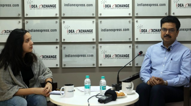 Professor Yogesh Singh in conversation with Sukrita Baruah  Amit Mehra 