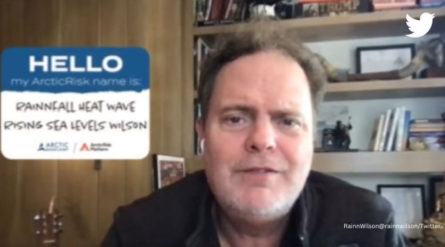 rainn wilson changes name, rainn wilson changes name in climate protest, protest against climate change, cop27, indian express