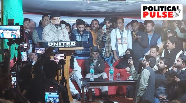 With Muslims making up 65 per cent of Rampur, both the BJP and the SP are reaching out to them. (Express Photo by Deeptiman Tiwary)