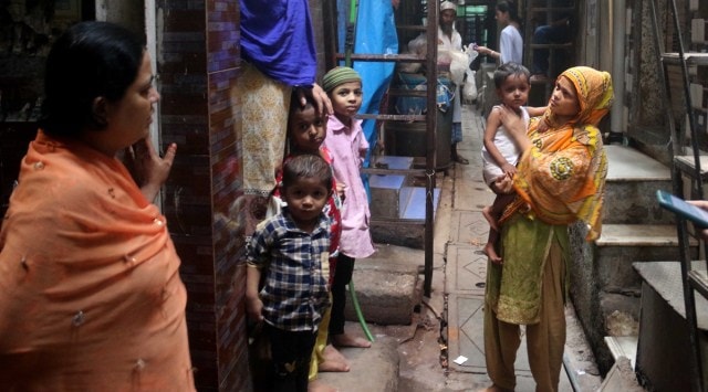 Residents live in cramped conditions in Govandi. Picture: Deepak Joshi