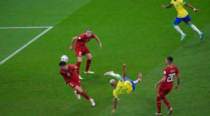 In pics Richarlison's wonder goal in Brazil win lights up World Cup