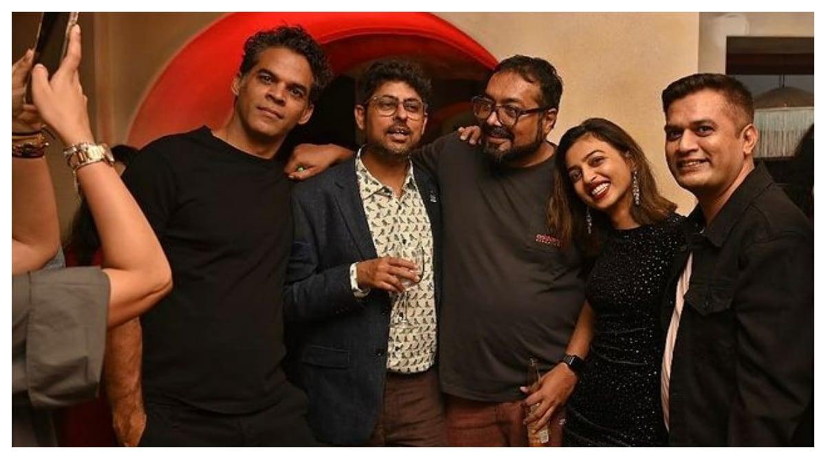 Sacred Games reunion Radhika Apte parties with Anurag Kashyap and Vikramaditya Motwane 