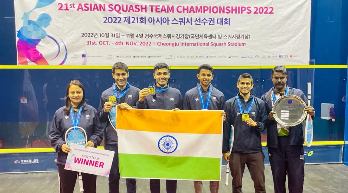 India mens squash team wins maiden gold at Asian Championships Sports News