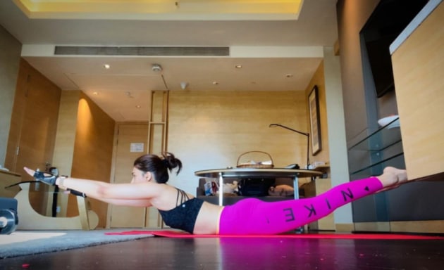 Kriti Sanon, work out, gymming, exercise, fitness